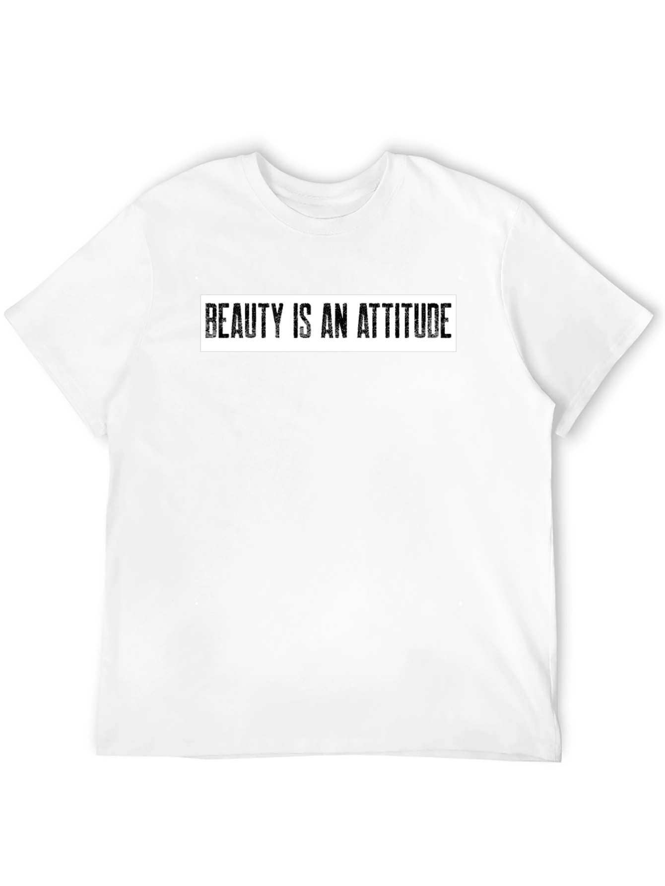 Beauty is an Attitude Black T-Shirt