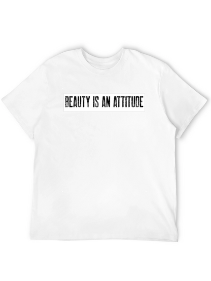 Beauty is an Attitude Black T-Shirt