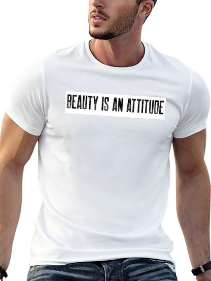 Beauty is an Attitude Black T-Shirt