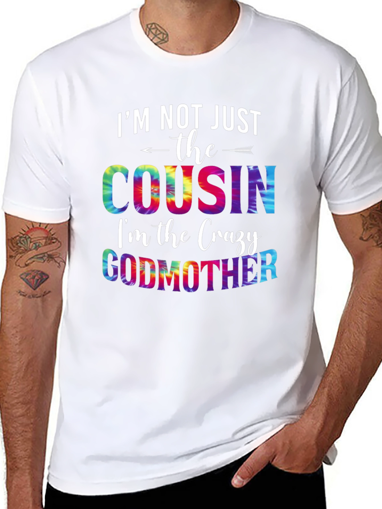 Crazy Godmother Tie-Dye Graphic T-Shirt
