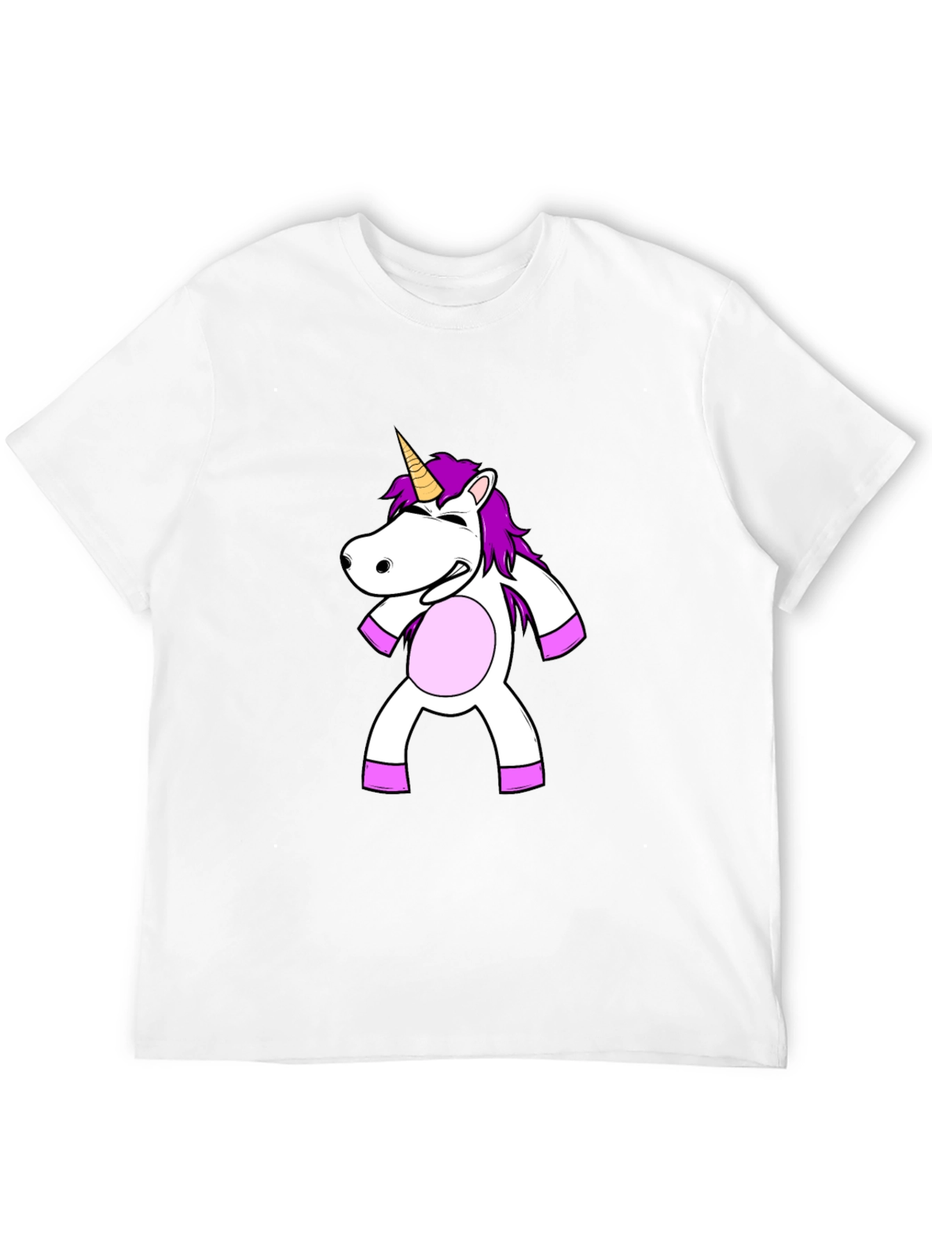 Unicorn Graphic Black T-Shirt