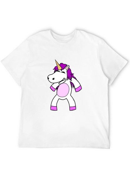 Unicorn Graphic Black T-Shirt