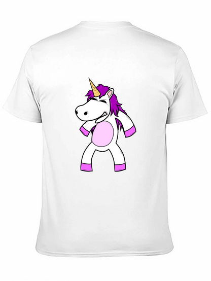 Unicorn Graphic Black T-Shirt