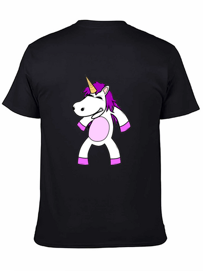 Unicorn Graphic Black T-Shirt