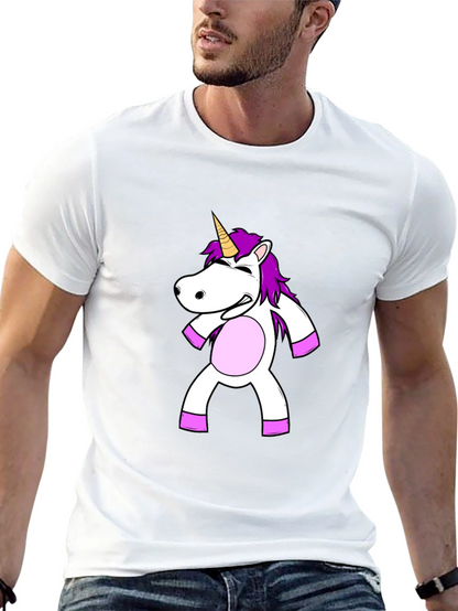Unicorn Graphic Black T-Shirt
