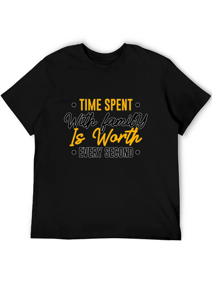 Family Time Value Black T-Shirt