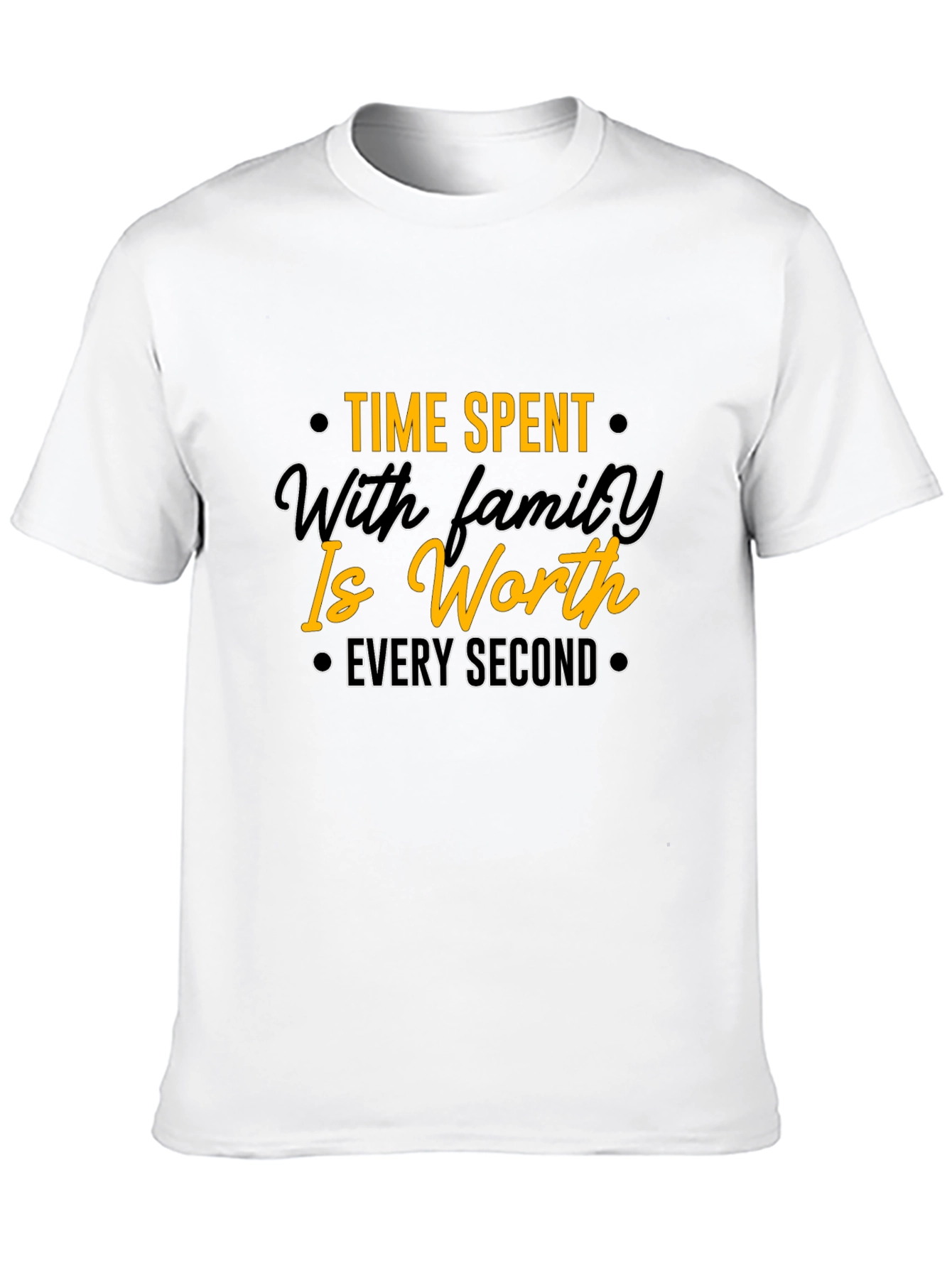 Family Time Value Black T-Shirt