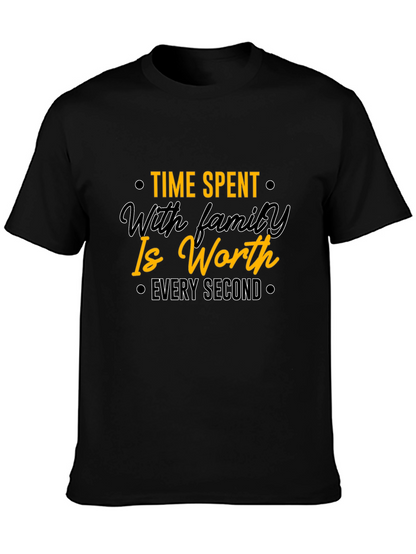 Family Time Value Black T-Shirt