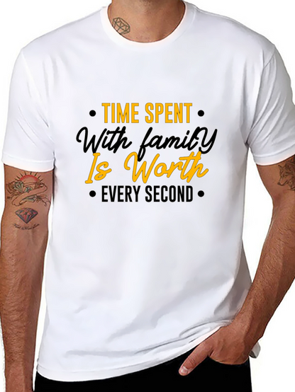 Family Time Value Black T-Shirt