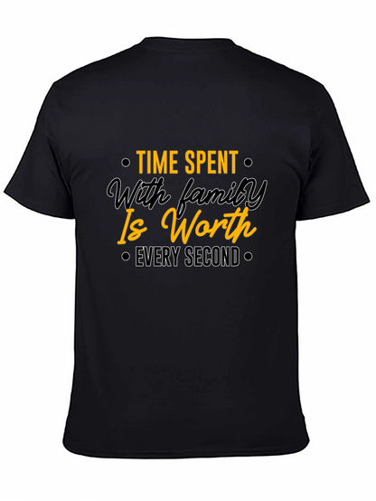 Family Time Value Black T-Shirt