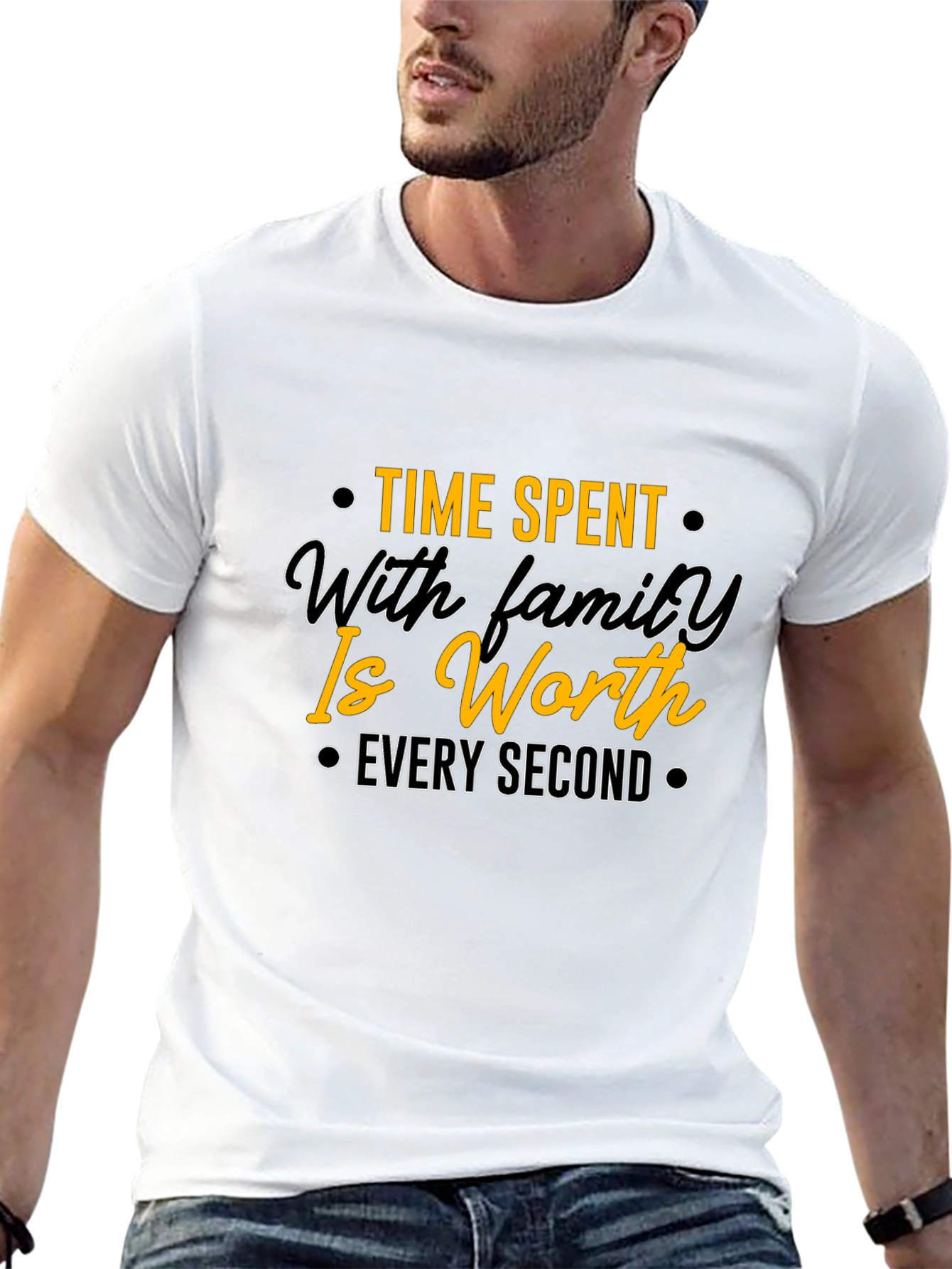 Family Time Value Black T-Shirt