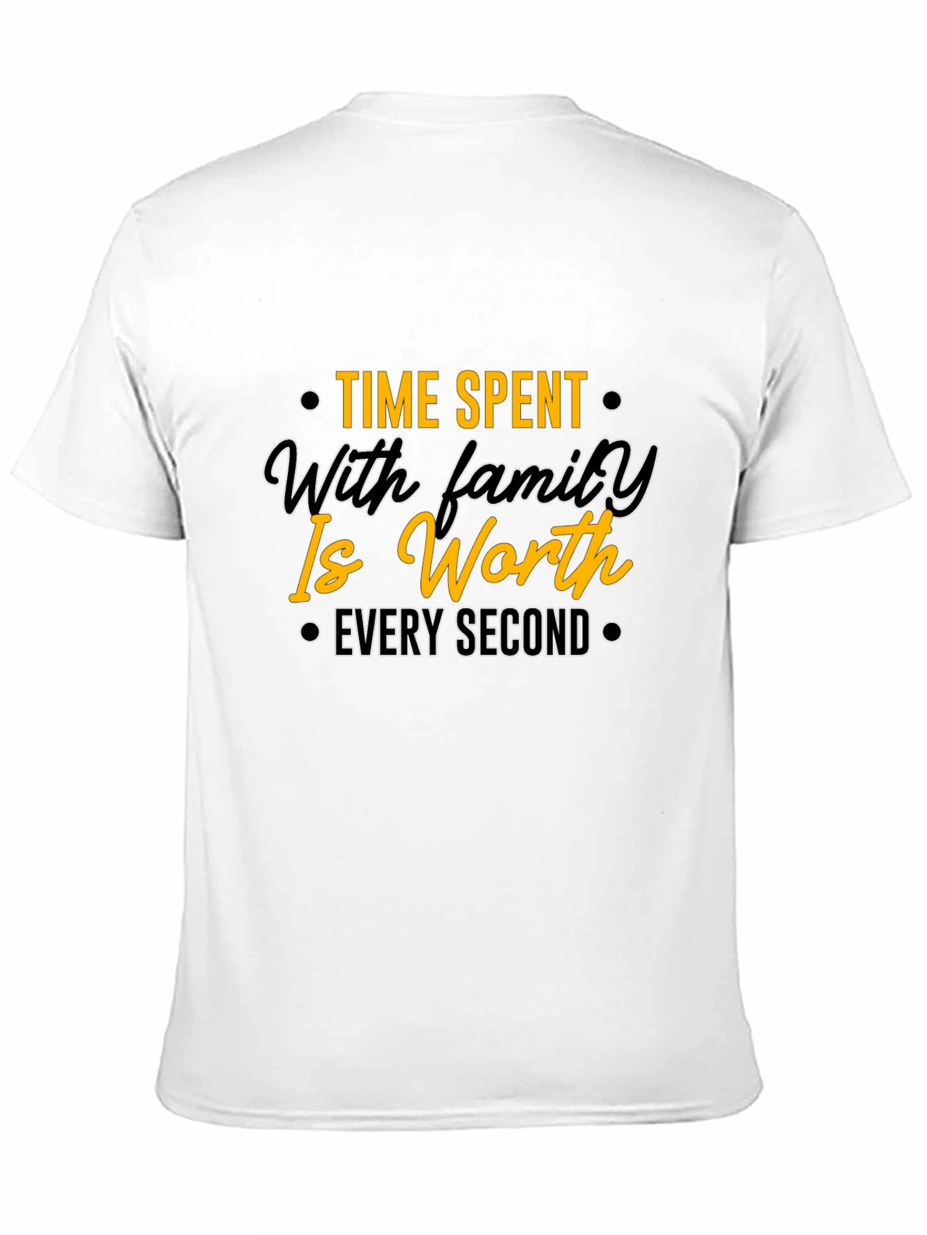 Family Time Value Black T-Shirt