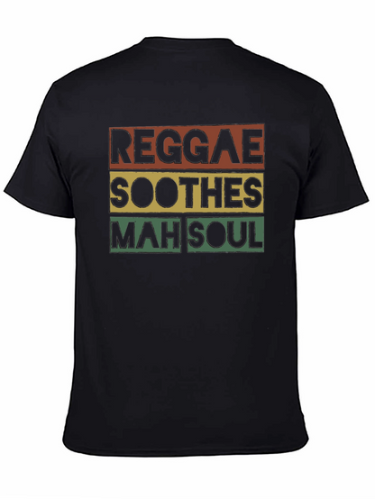 Reggae Soothes Soul T-Shirt - Black Graphic Tee