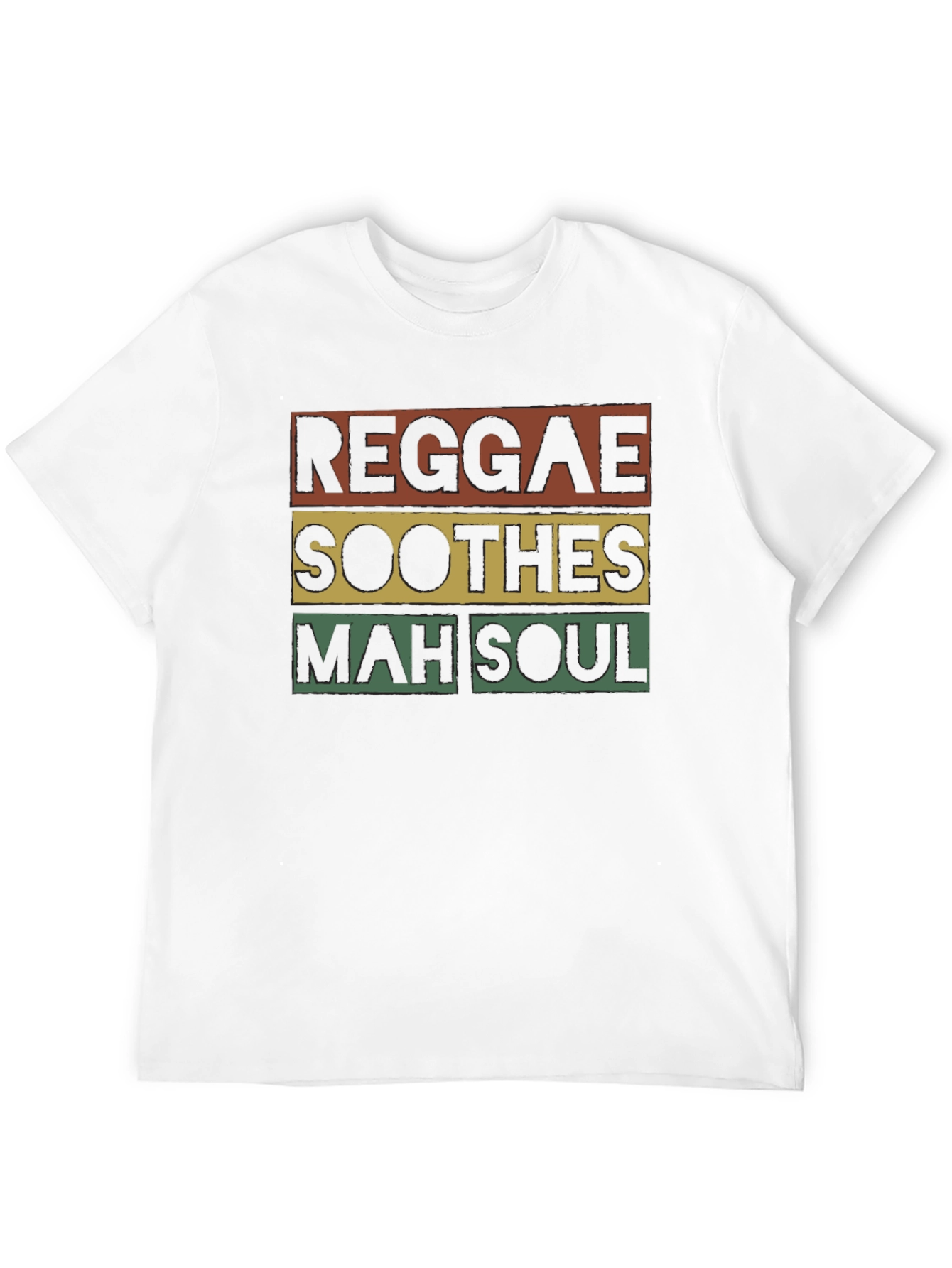 Reggae Soothes Soul T-Shirt - Black Graphic Tee
