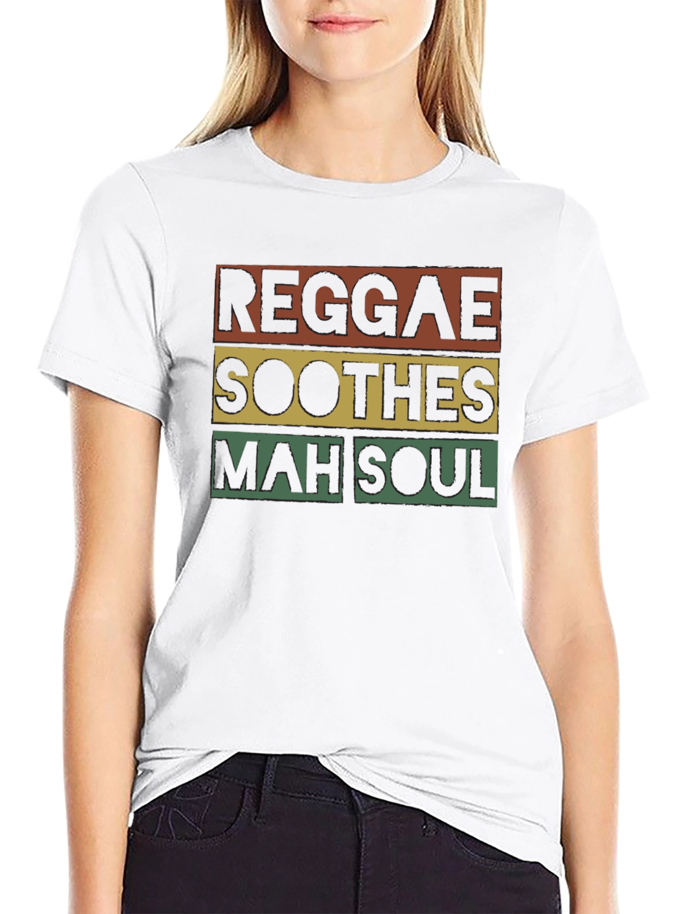 Reggae Soothes Soul T-Shirt - Black Graphic Tee