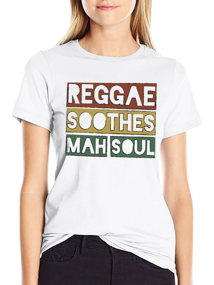 Reggae Soothes Soul T-Shirt - Black Graphic Tee