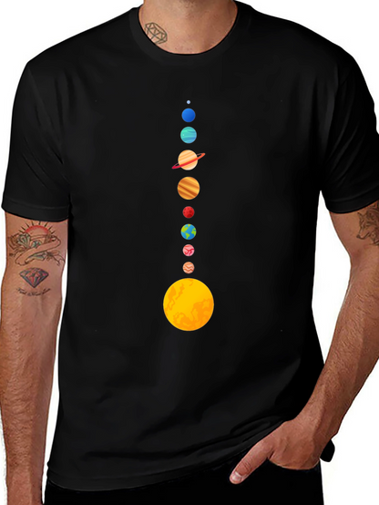 Solar System Planets Graphic Tee