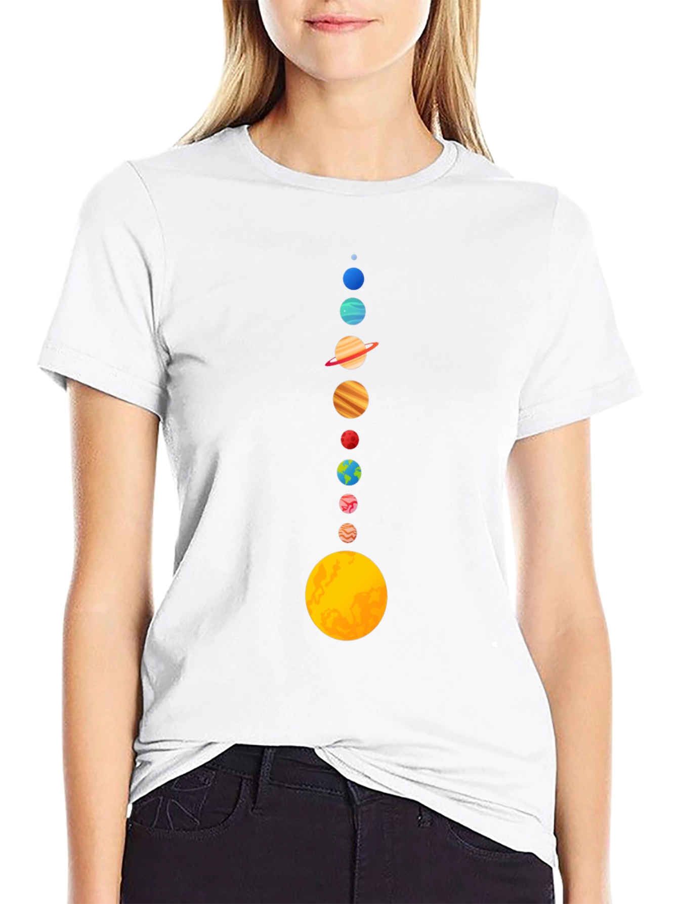 Solar System Planets Graphic Tee