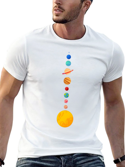 Solar System Planets Graphic Tee