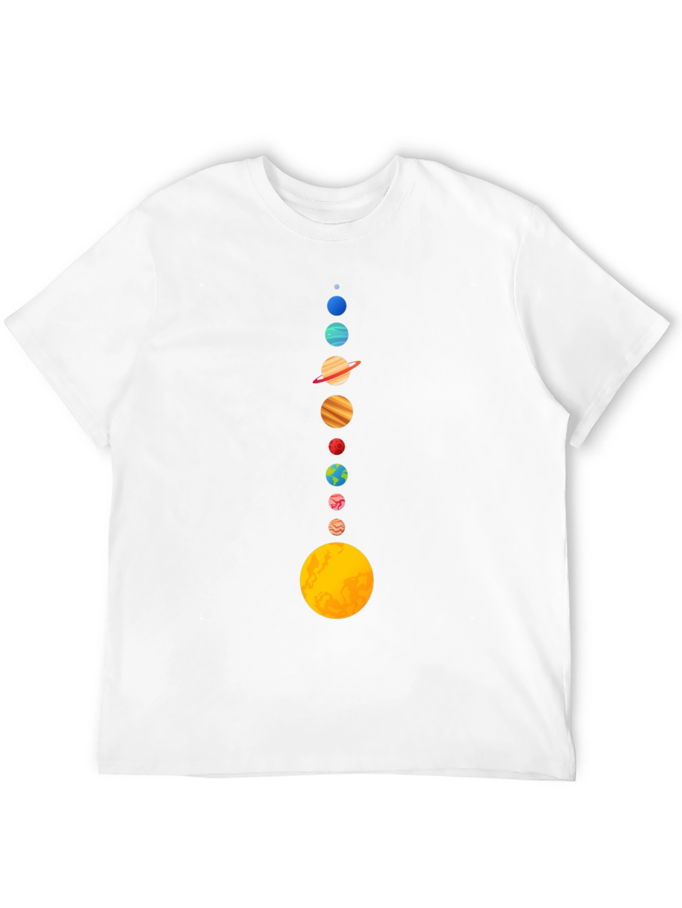 Solar System Planets Graphic Tee
