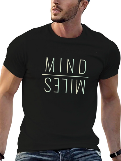 Mind Over Miles Graphic Tee - Black