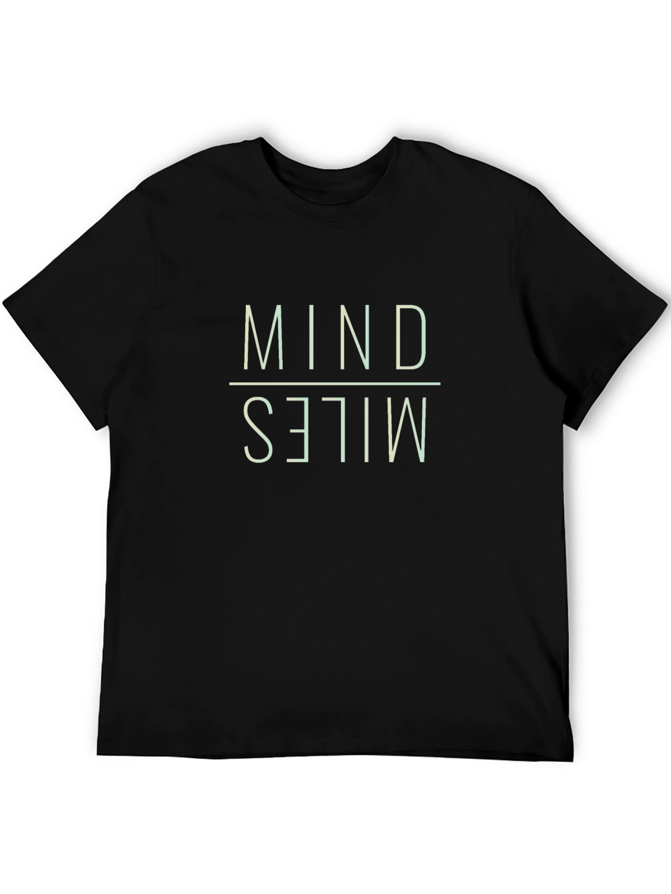 Mind Over Miles Graphic Tee - Black