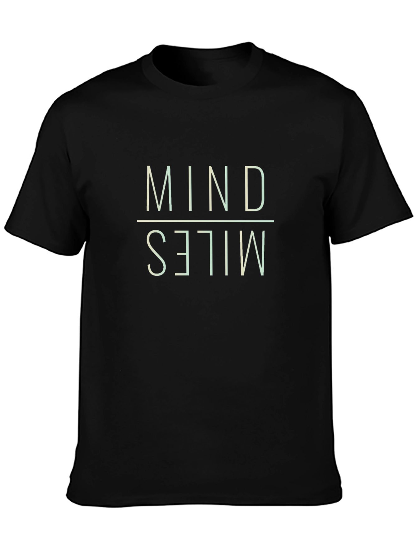 Mind Over Miles Graphic Tee - Black