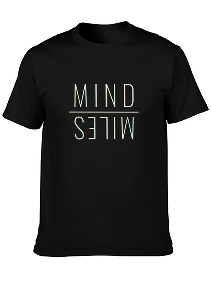 Mind Over Miles Graphic Tee - Black