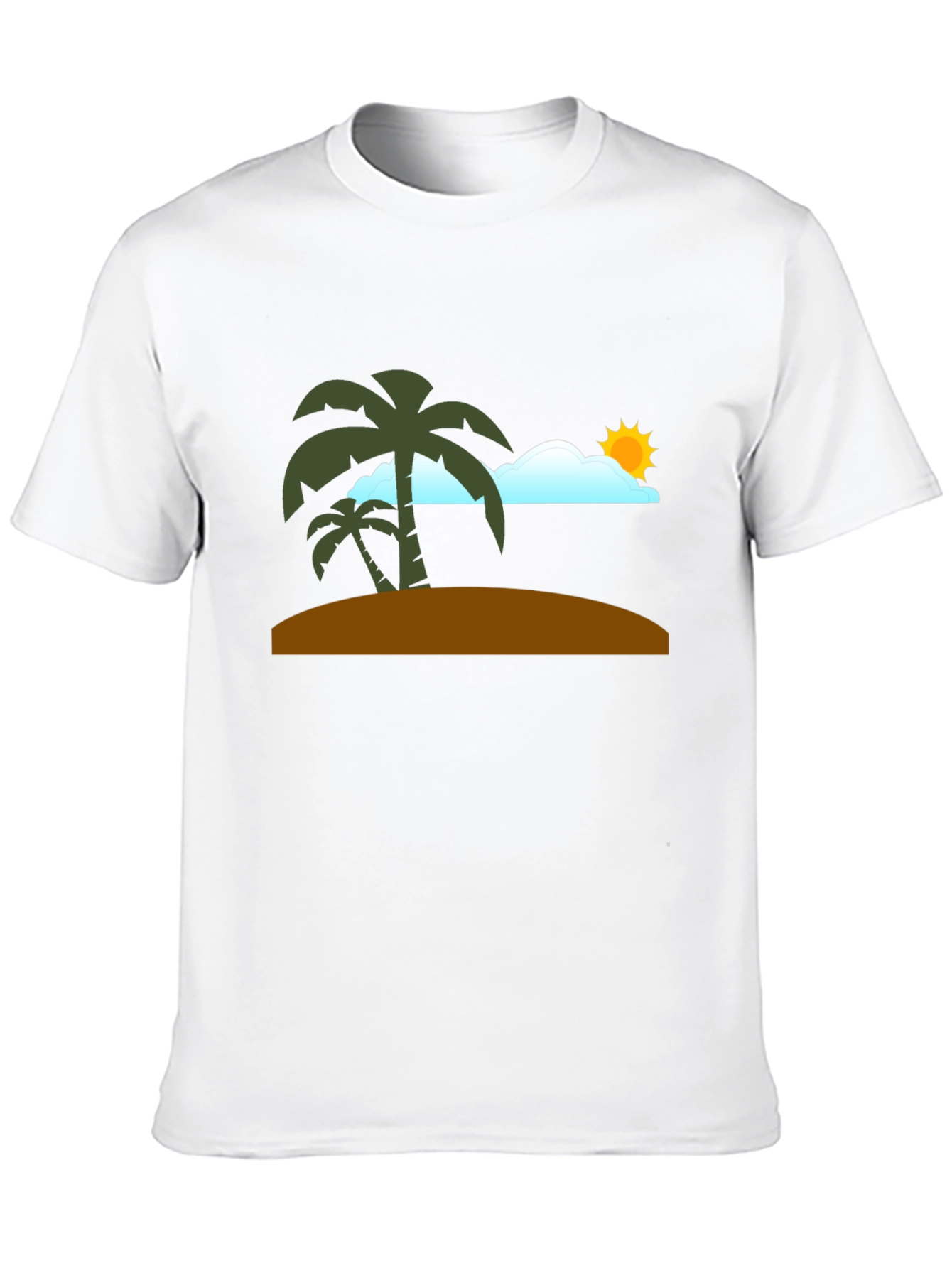 Tropical Beach Graphic T-Shirt - Vacation Vibes