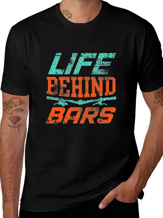 Life Behind Bars Black Graphic Tee