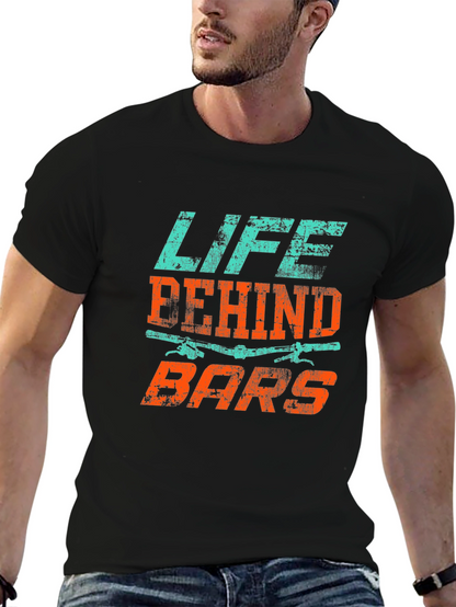 Life Behind Bars Black Graphic Tee