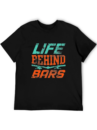 Life Behind Bars Black Graphic Tee