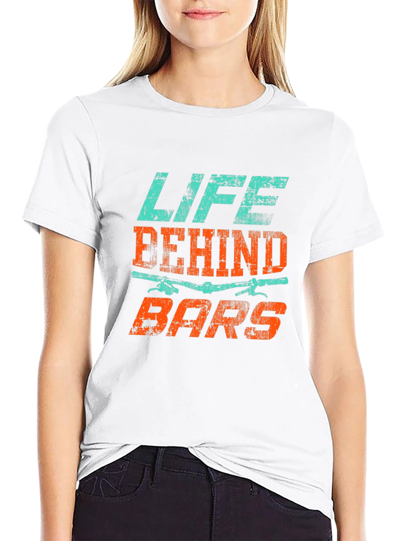 Life Behind Bars Black Graphic Tee