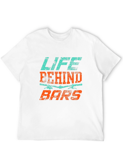 Life Behind Bars Black Graphic Tee