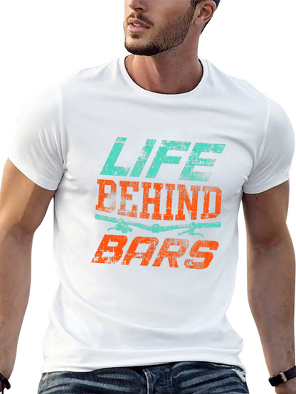 Life Behind Bars Black Graphic Tee