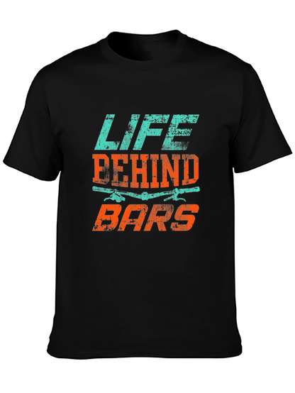 Life Behind Bars Black Graphic Tee