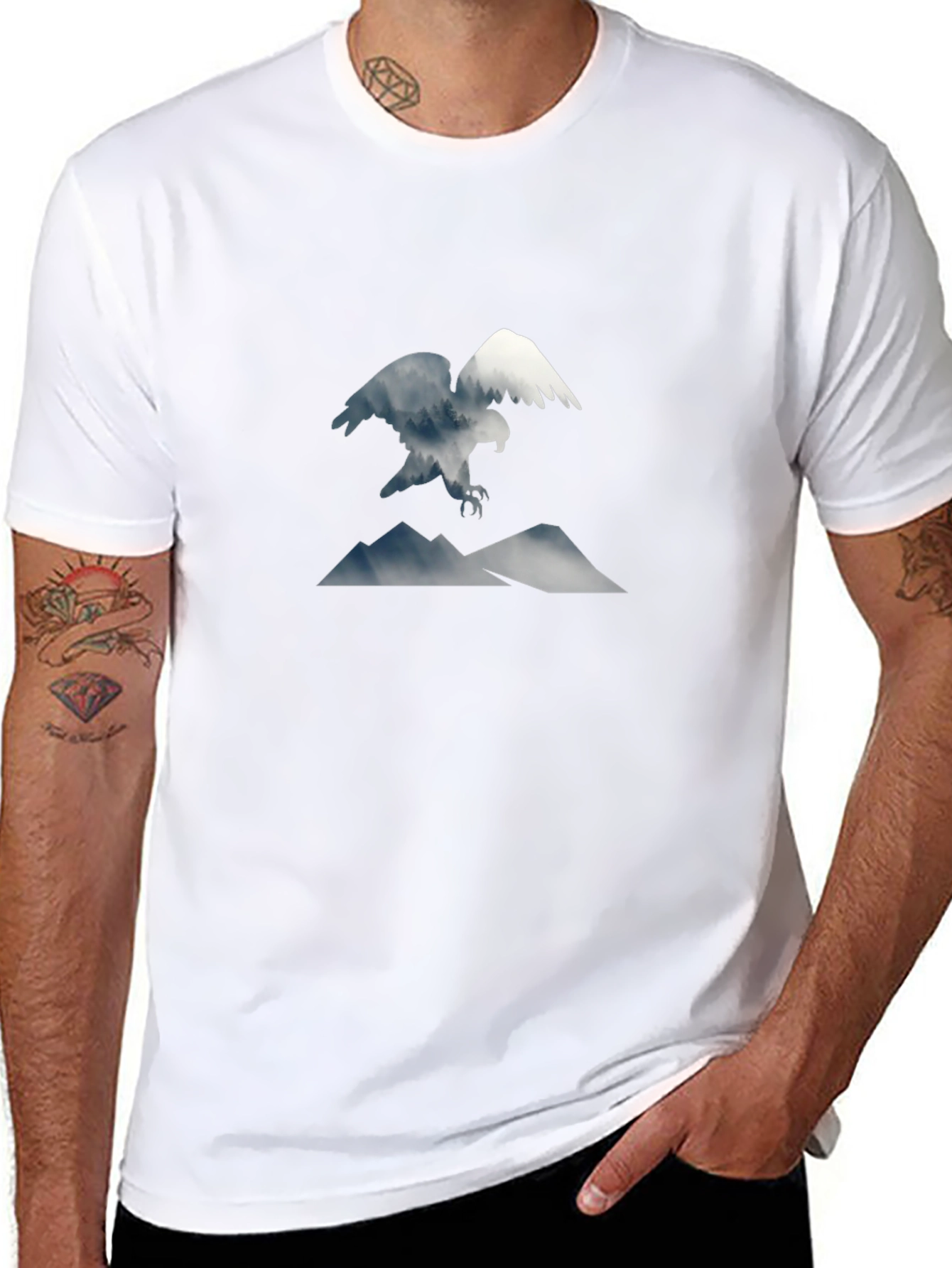 Eagle Mountain Graphic Tee - Black
