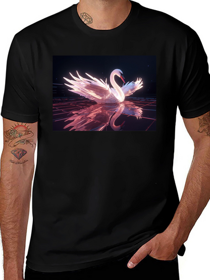 Swan Reflection Graphic Tee