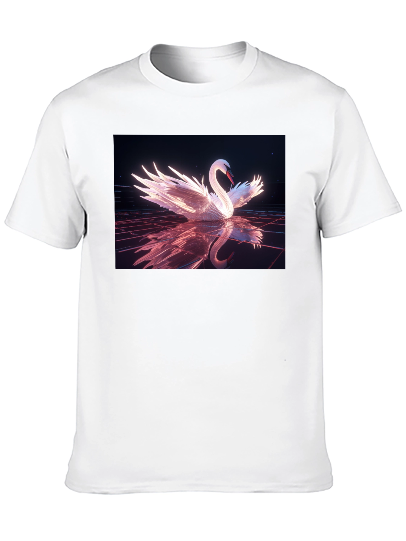 Swan Reflection Graphic Tee