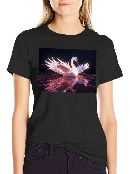 Swan Reflection Graphic Tee