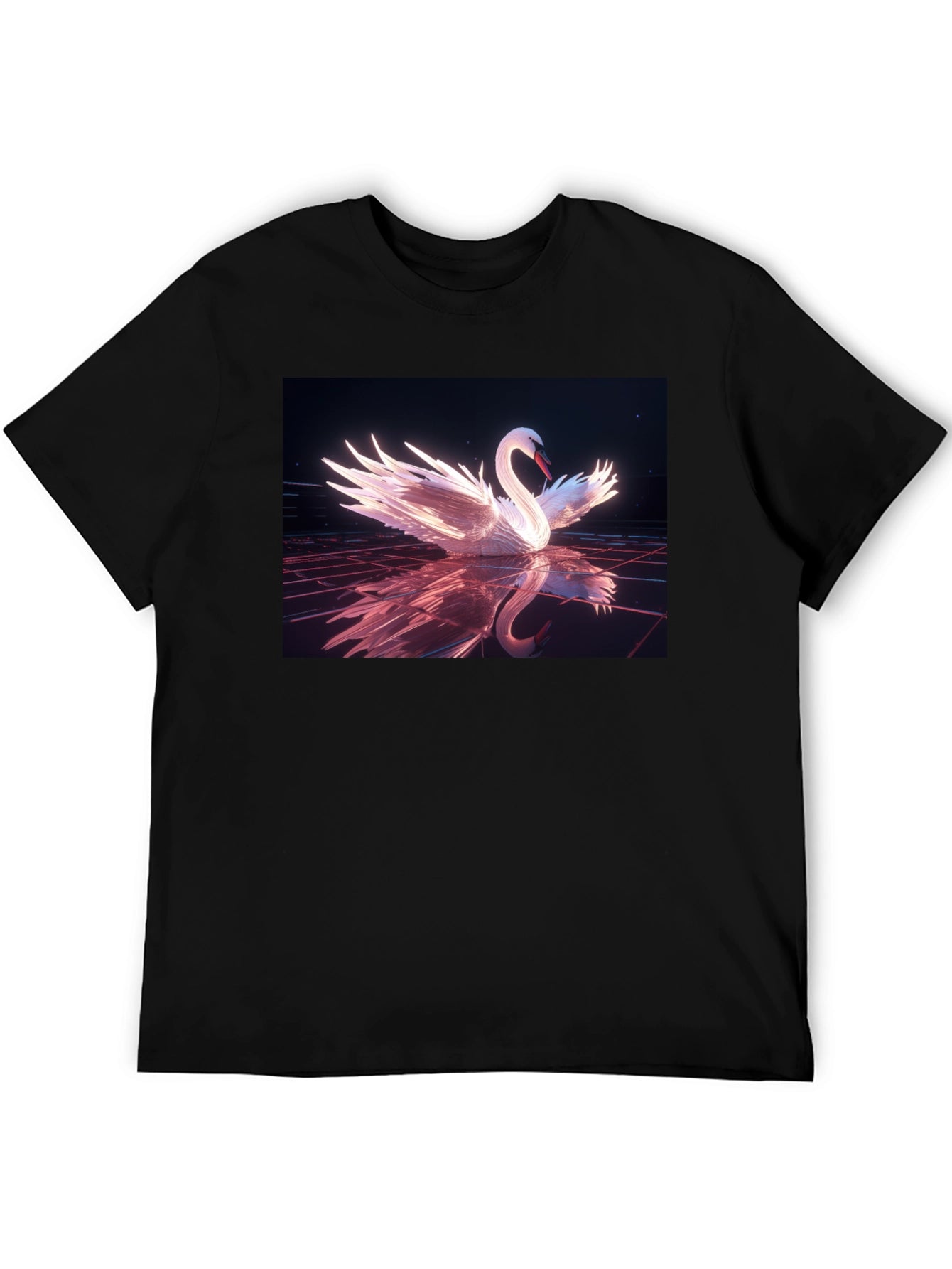 Swan Reflection Graphic Tee