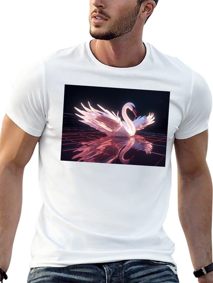 Swan Reflection Graphic Tee