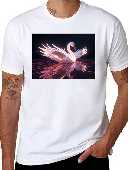 Swan Reflection Graphic Tee