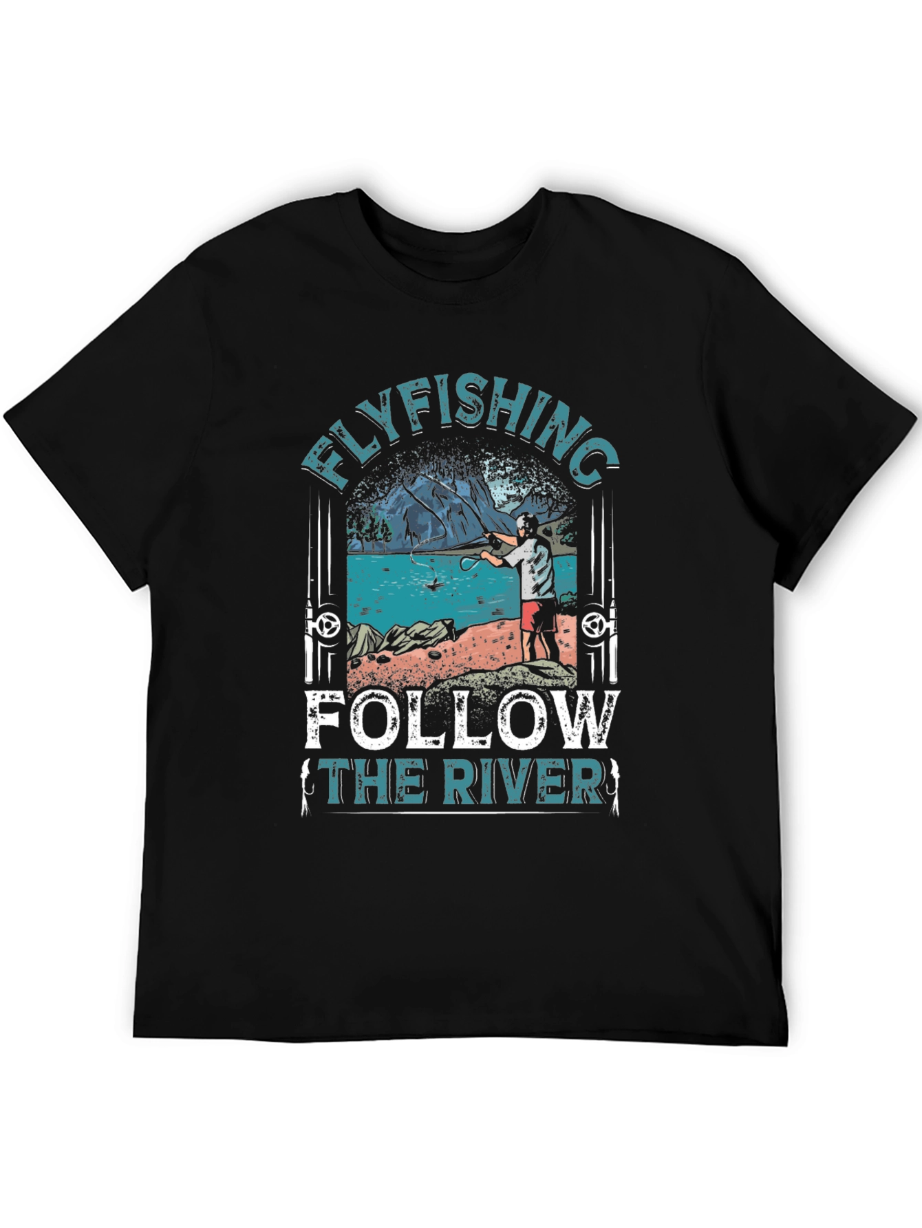 Flyfishing Follow the River T-Shirt