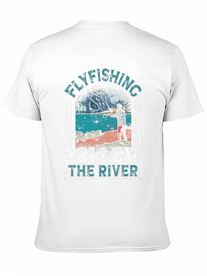 Flyfishing Follow the River T-Shirt