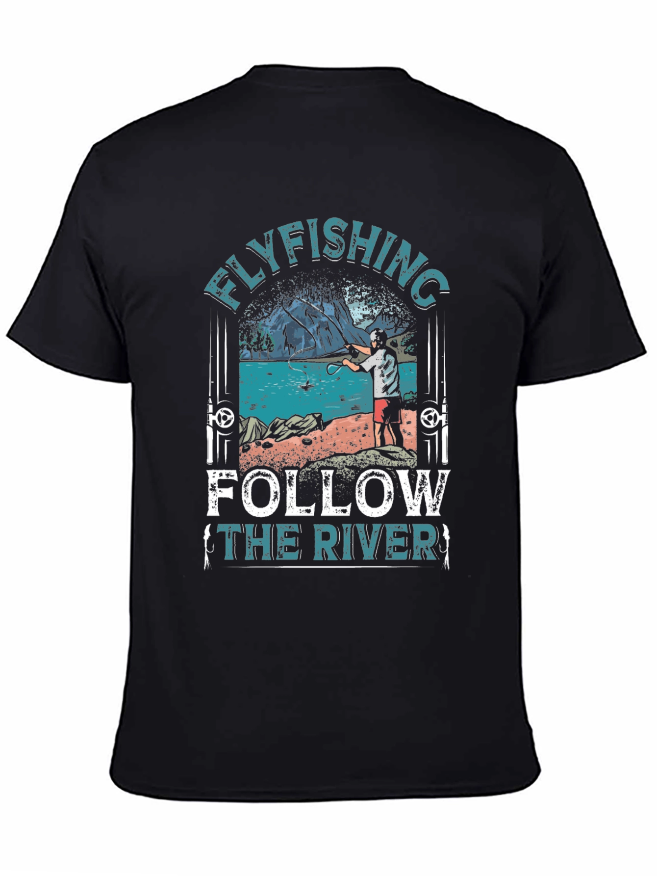 Flyfishing Follow the River T-Shirt