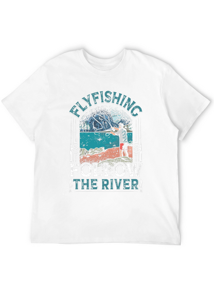Flyfishing Follow the River T-Shirt