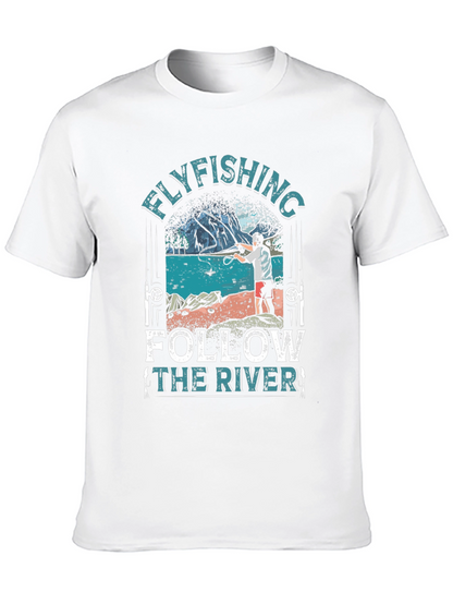 Flyfishing Follow the River T-Shirt