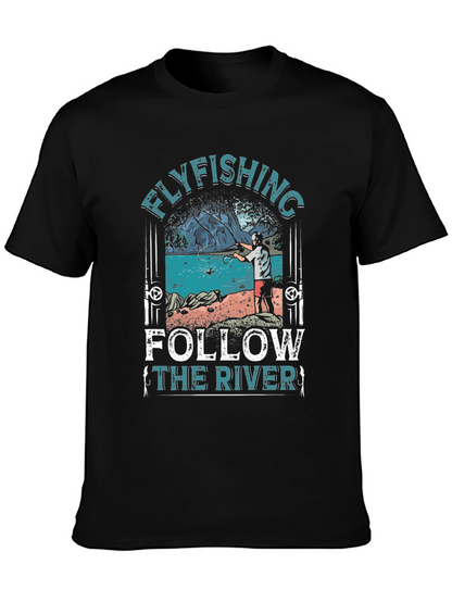 Flyfishing Follow the River T-Shirt