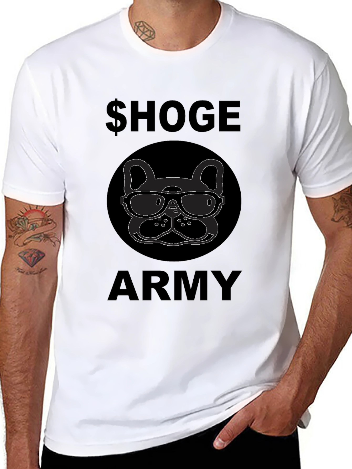 HOGE Army Black T-Shirt